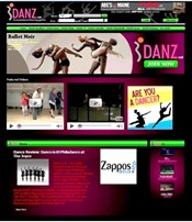 iDANZ Website Screen Shot iDANZ Website Screen Shot